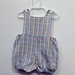 Boys plaid bubble 24 mo
